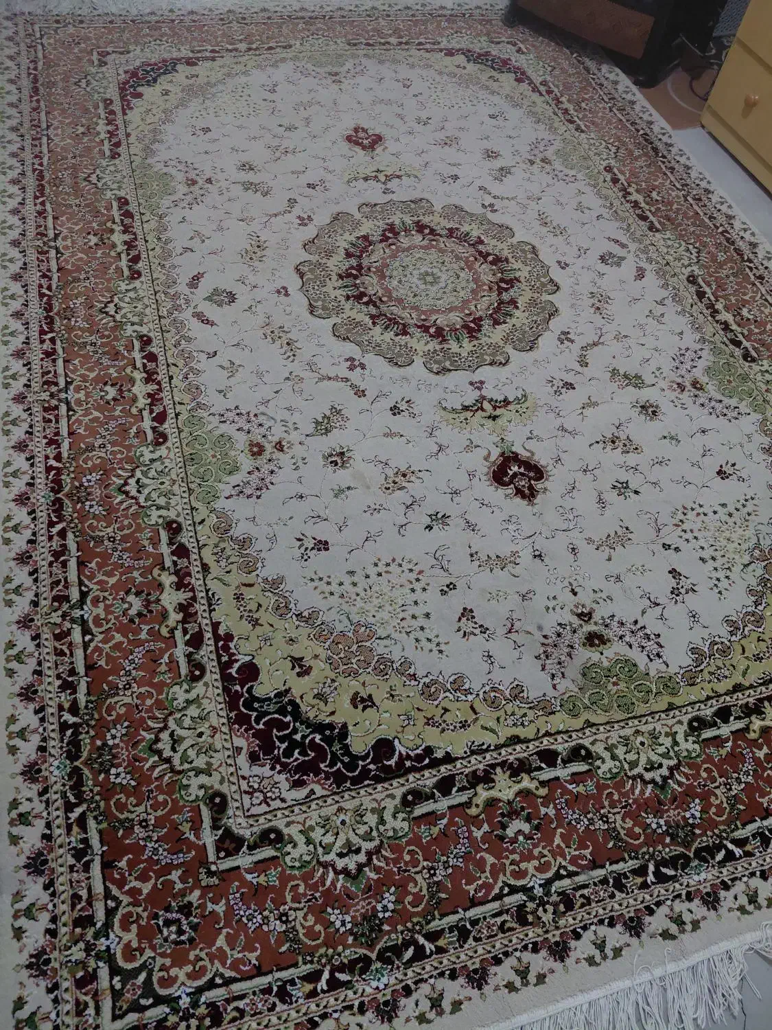 فرش ۶متری|فرش|قروه, |دیوار