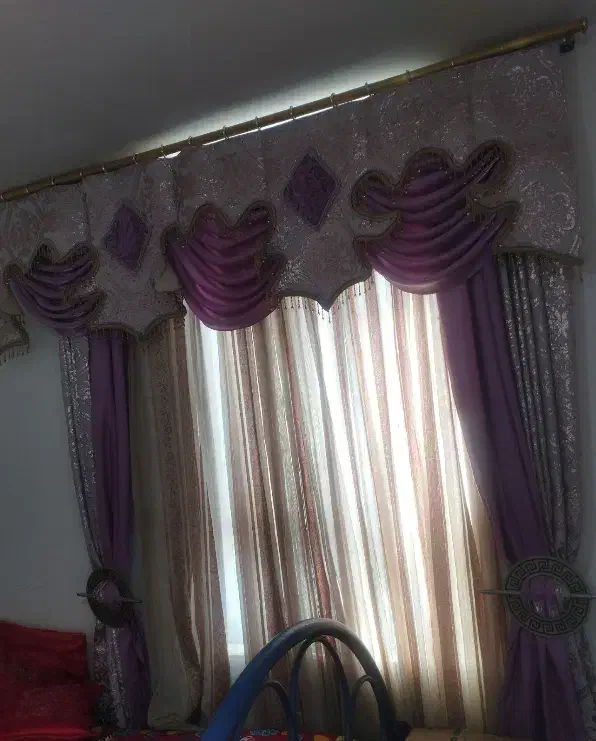 پرده تمیز و سالم|پرده، رانر، رومیزی|بجنورد, |دیوار