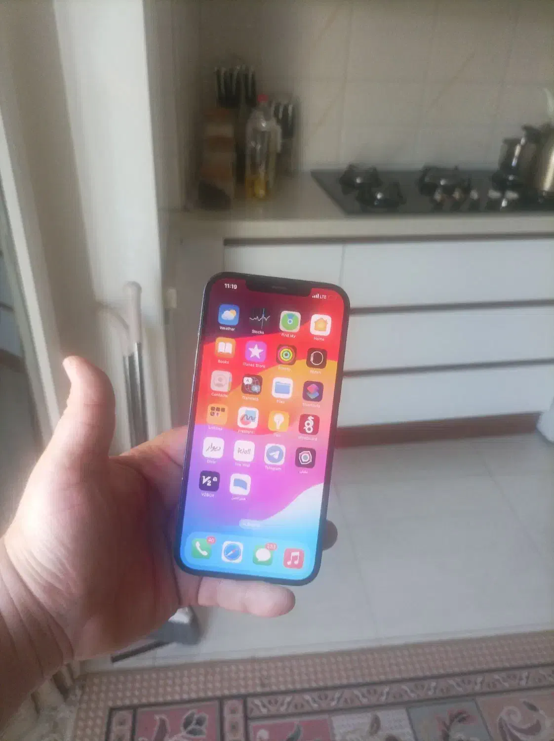 گوش آیفون 12پرومکس واقعا درحدنو|موبایل|تهران, منیریه|دیوار