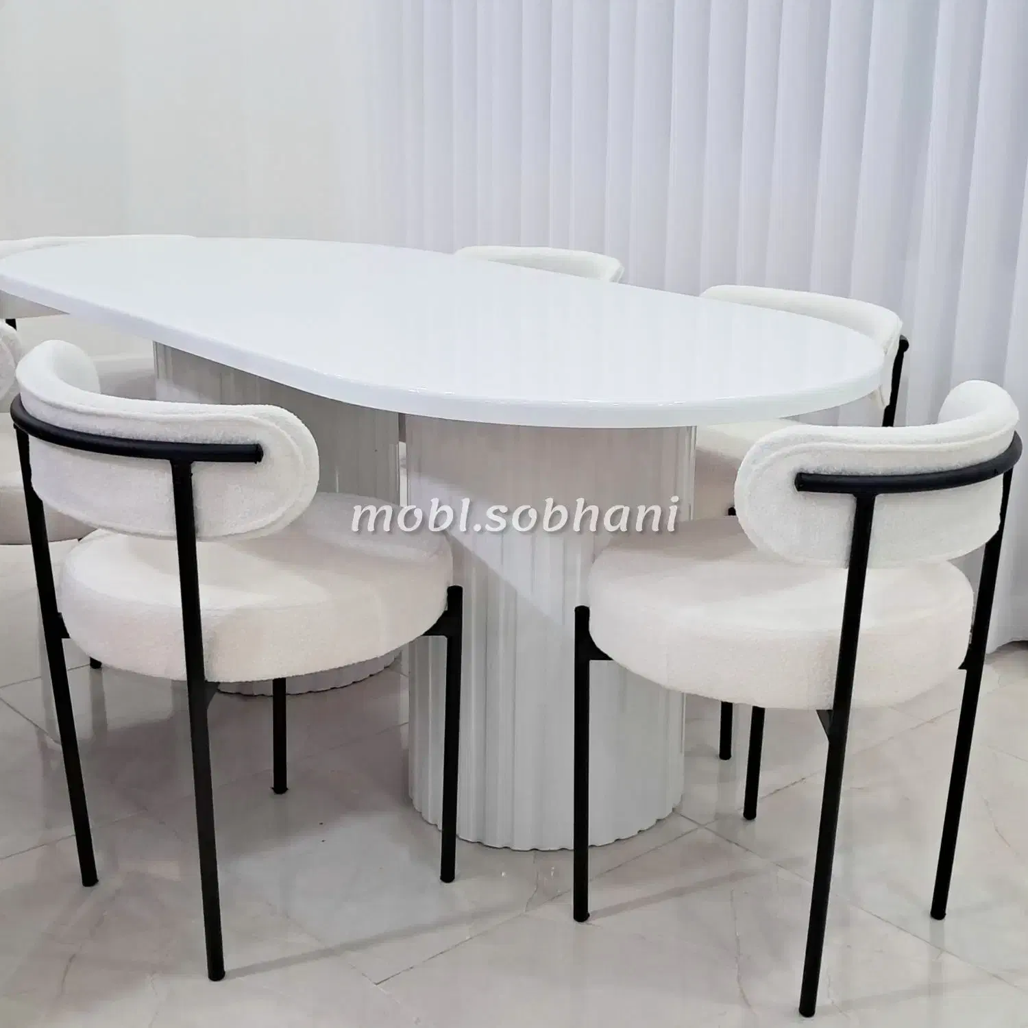 صندلی فلزی تدی مستقیم از تولیدی|میز و صندلی غذاخوری|رشت, جانبازان|دیوار