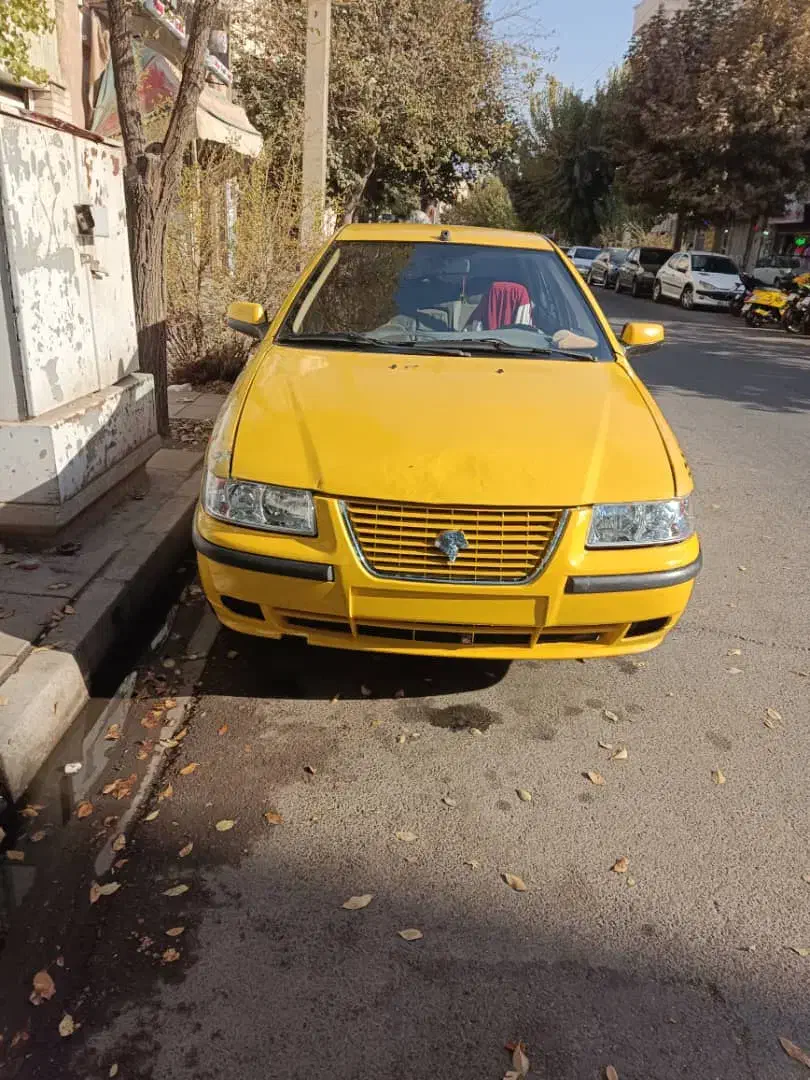 تاکسی درون شهری کرج سمند ای اف سون دوگانه شرکتی|خودرو سواری و وانت|کرج, بنیاد|دیوار