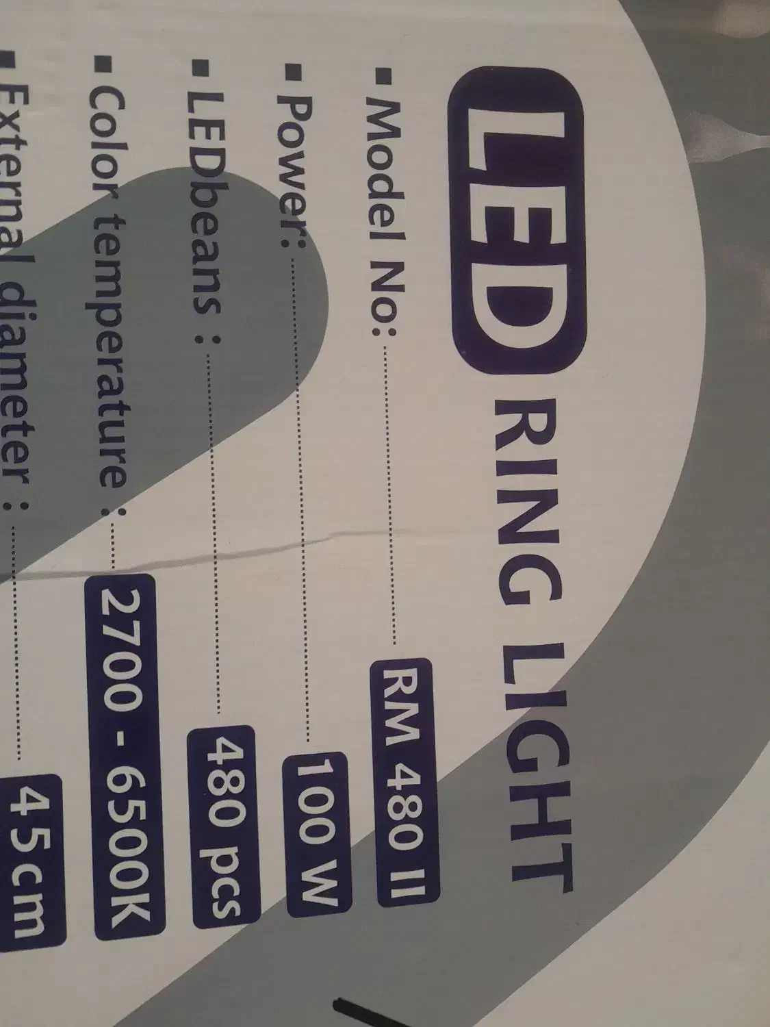 رینگ لایت درحدنو|دوربین عکاسی و فیلم‌برداری|یزد, |دیوار