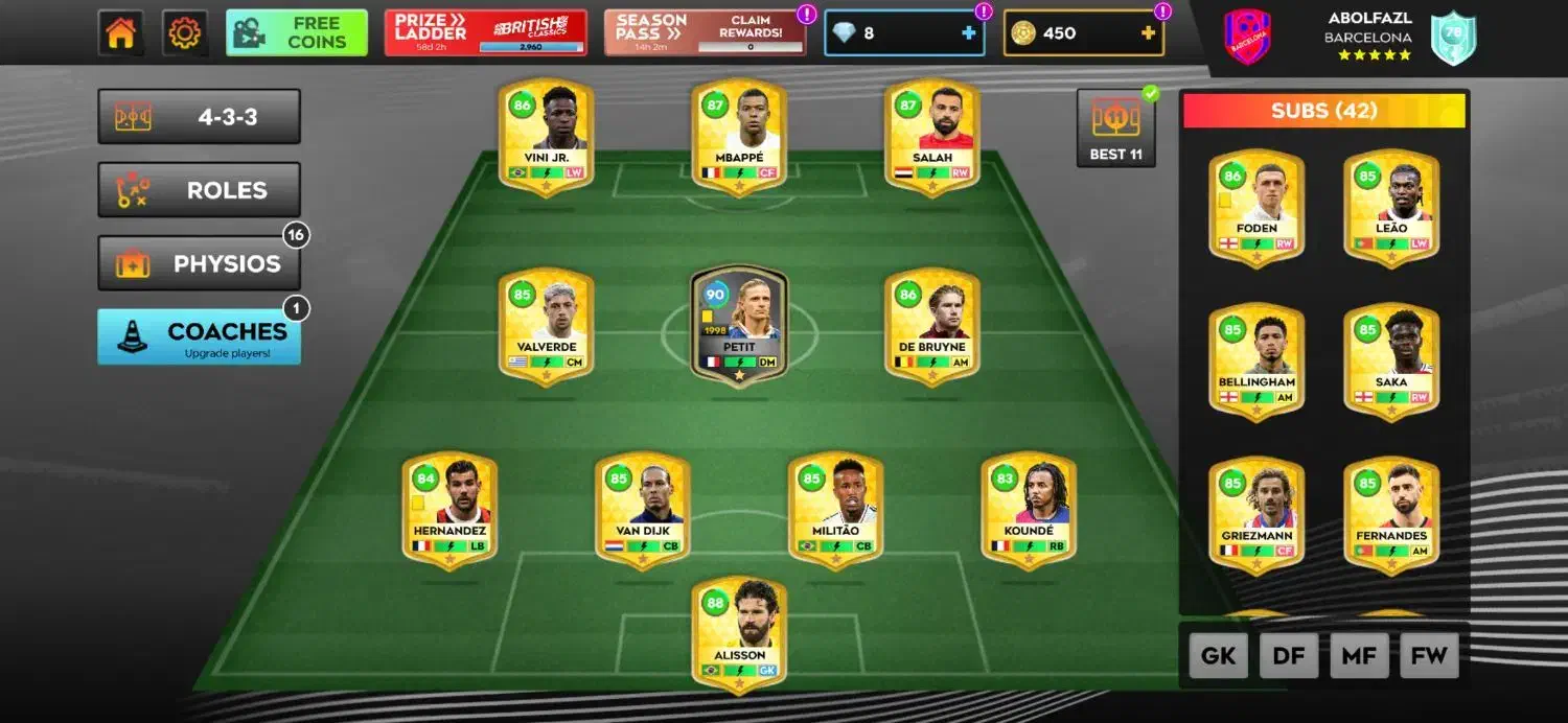 اکانت دریم لیگ رویایی 2025|کنسول، بازی ویدئویی و آنلاین|زنجان, |دیوار