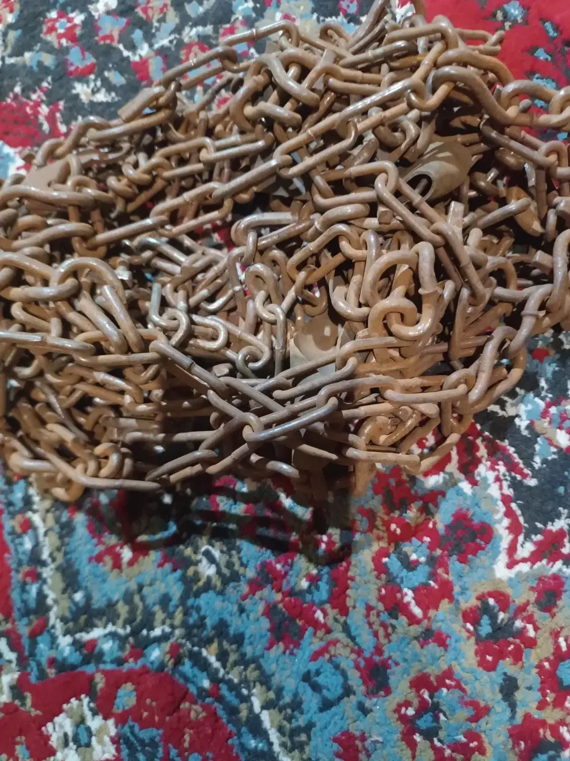 باسلام یک جفت زنجیر چرخ سمند تمیز وسالم|قطعات یدکی و لوازم جانبی|تبریز, |دیوار