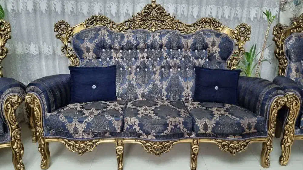 مبل سلطنتی 9 نفره|مبلمان خانگی و میز عسلی|زنجان, |دیوار