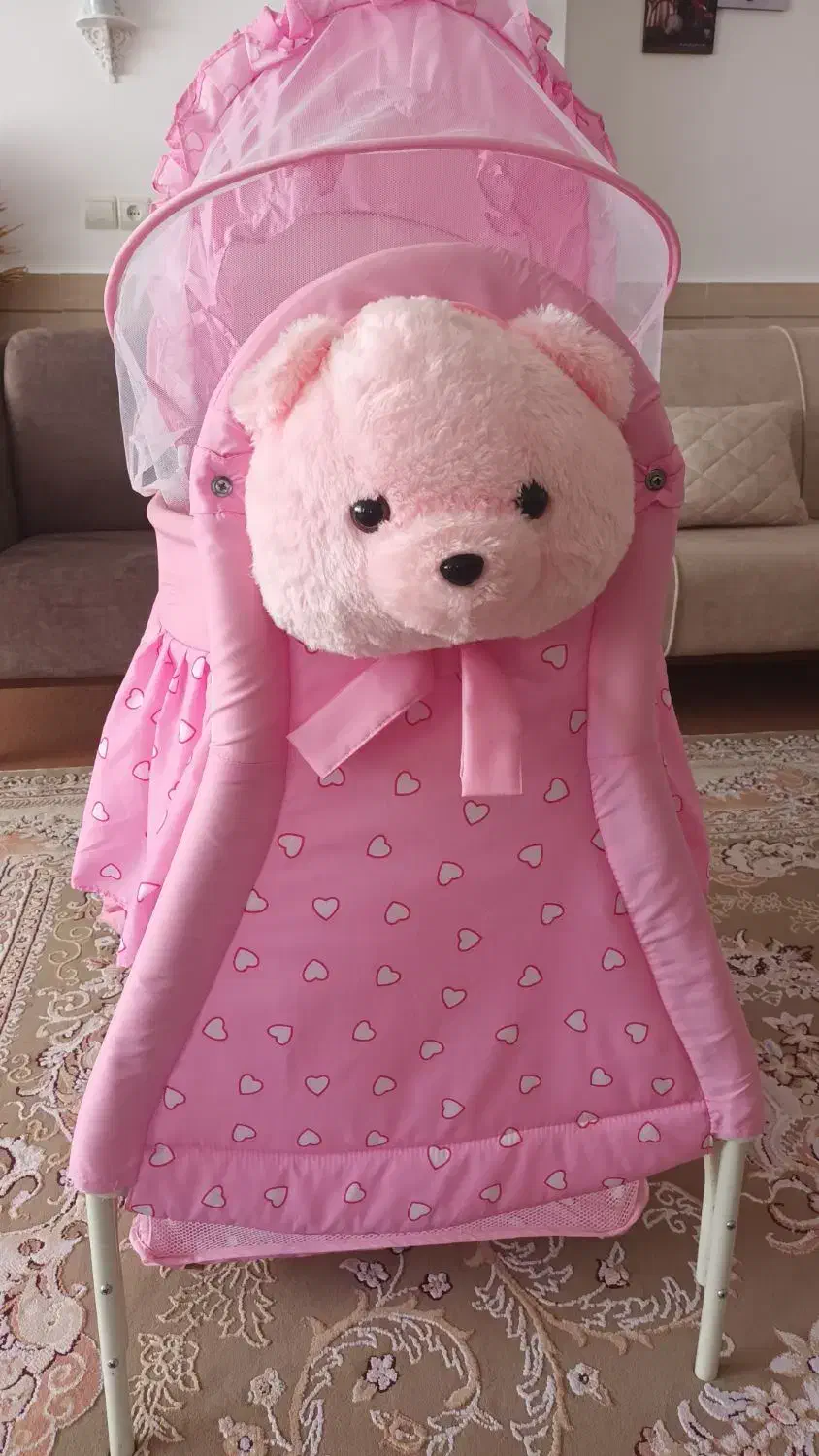 گهواره و رو روک کودک و کالسکه  دخترانه سالم|کالسکه و لوازم جانبی|قیدار, |دیوار