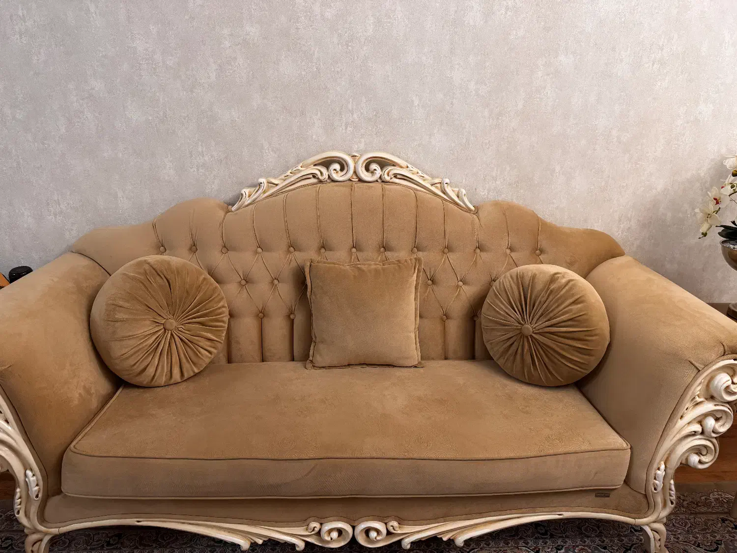 سرویس مبل هفت نفره با میز ناهار خوری هشت نفره|مبلمان خانگی و میز عسلی|تهران, زرگنده|دیوار