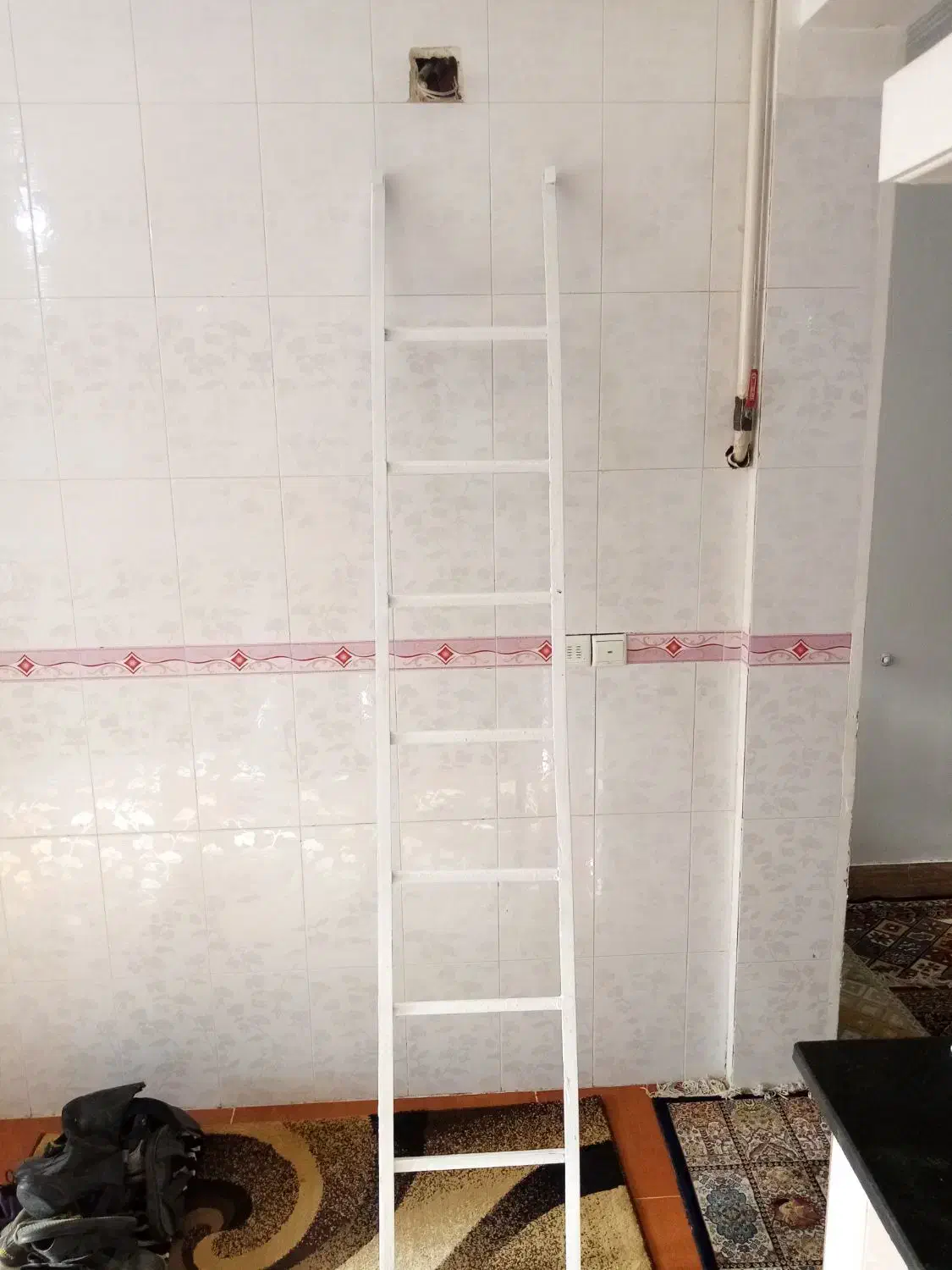 نردبان پله آهنی|ابزارآلات|خرمآباد, |دیوار