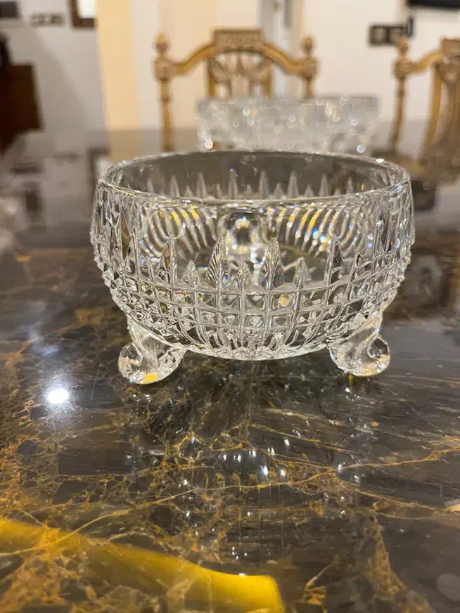 کریستال پیاله اجیل خوری بوهمیا bohemia با حک لیزری|ظروف سرو و پذیرایی|تهران, سعادتآباد|دیوار