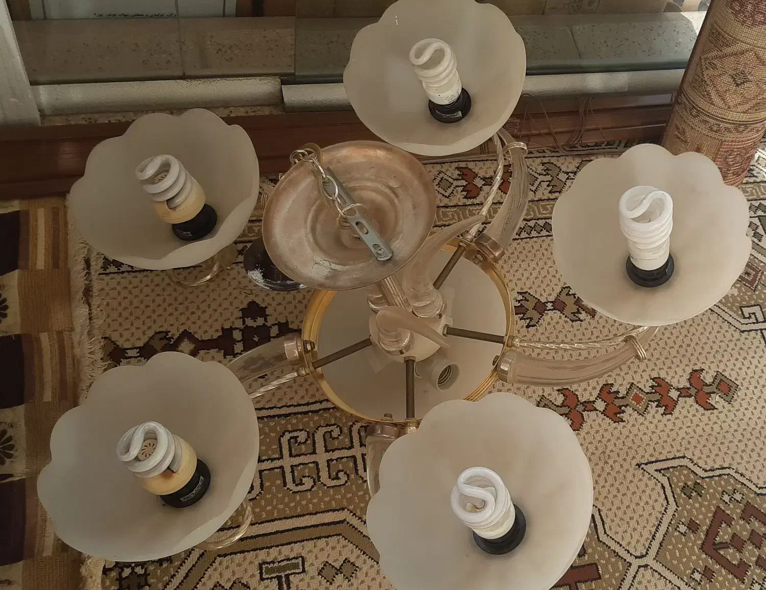 لوستر|لوستر و چراغ آویز|نیشابور, گمنام غربی|دیوار