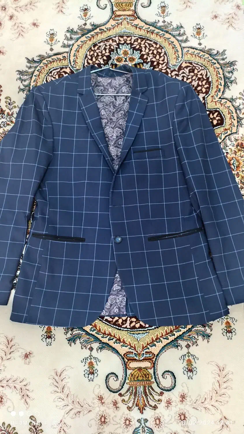 کت تک مردانه سورمه ای نو|لباس|مشکیندشت, |دیوار