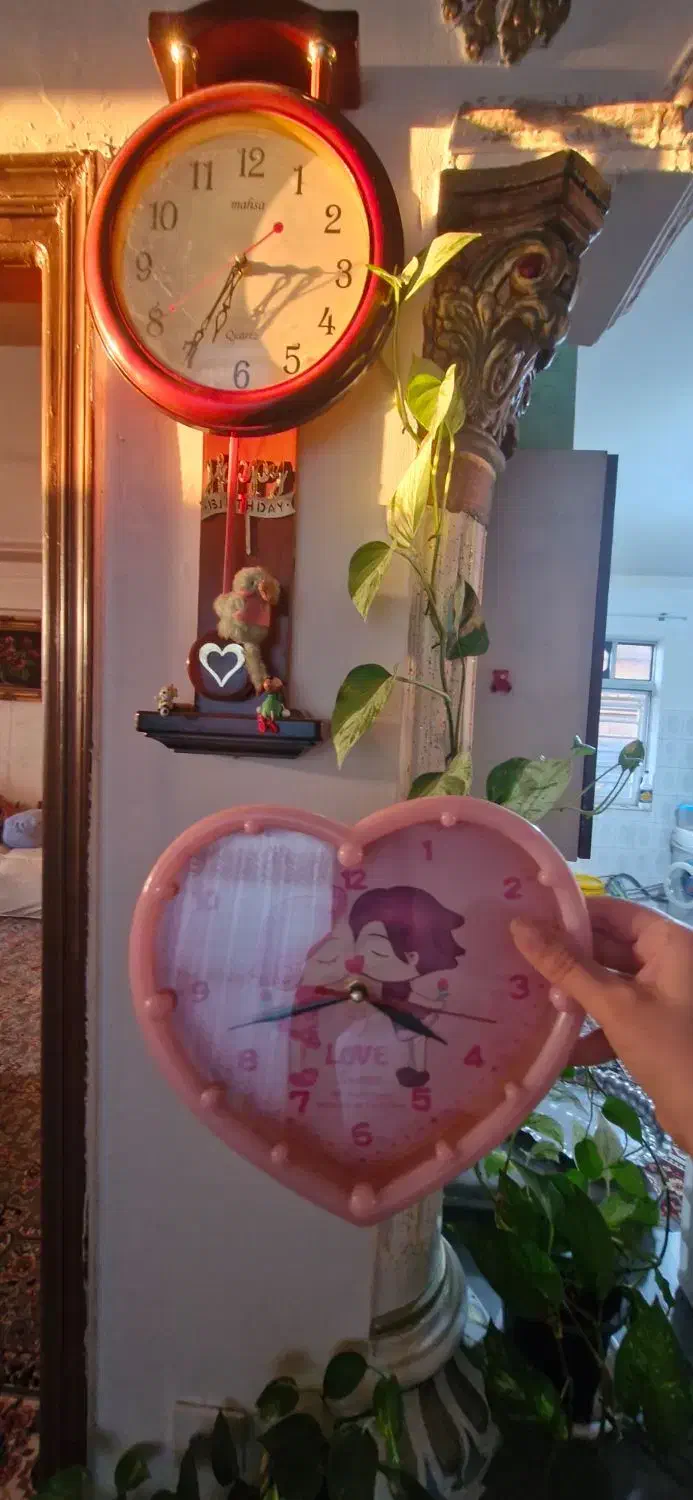 لوازم منزل ساعت دیواری گلدان|ساعت دیواری و تزئینی|آمل, |دیوار