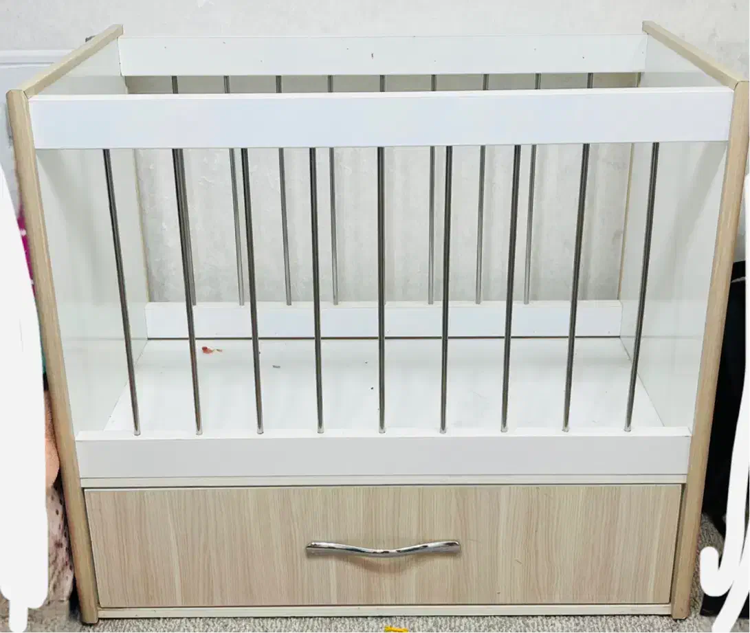 تخت کنار مادر تا ۴ سال mdf|تخت و صندلی بچه|برازجان, |دیوار