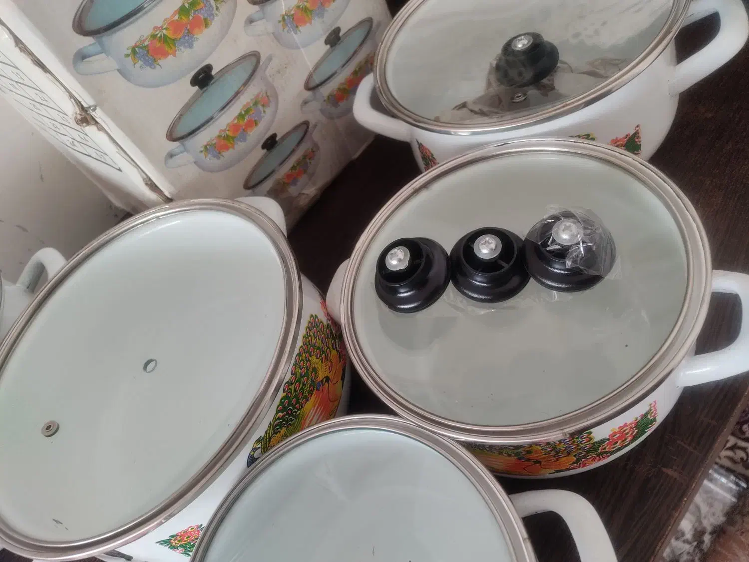 دو عدد سرویس لعابی نو|ظروف پختوپز|کرمان, |دیوار