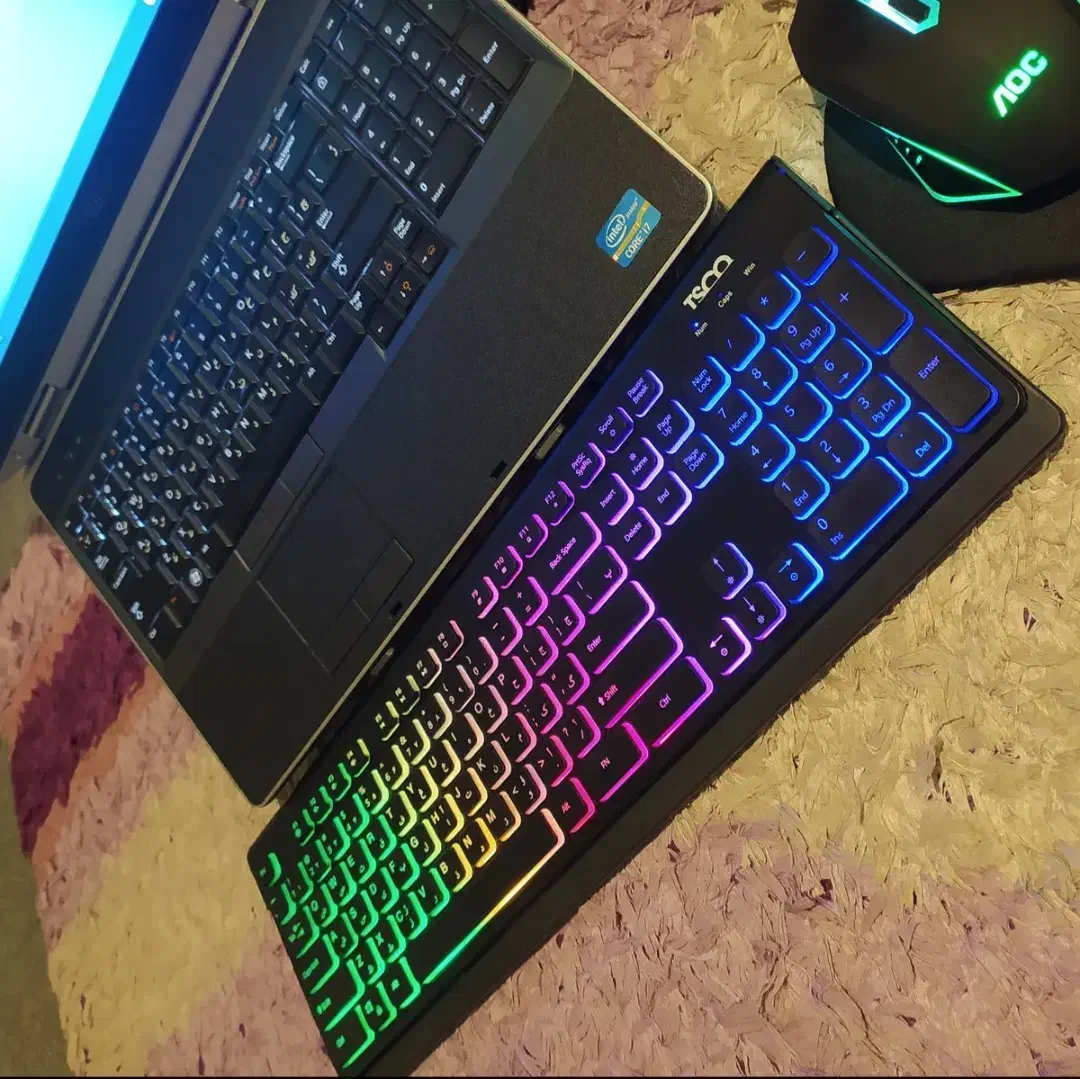 کیبورد گیمینگ تسکو مدل TK 8031 Full size RGB|قطعات و لوازم جانبی رایانه|ارومیه, |دیوار