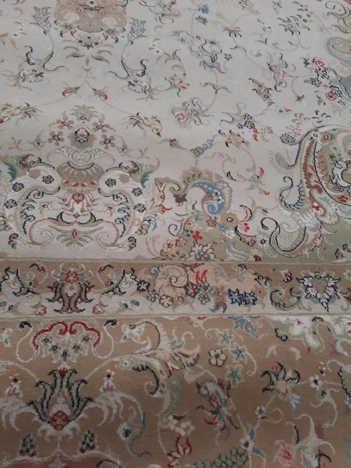 فرش ۹ متری کار کرده|فرش|محمدیه-قزوین, |دیوار