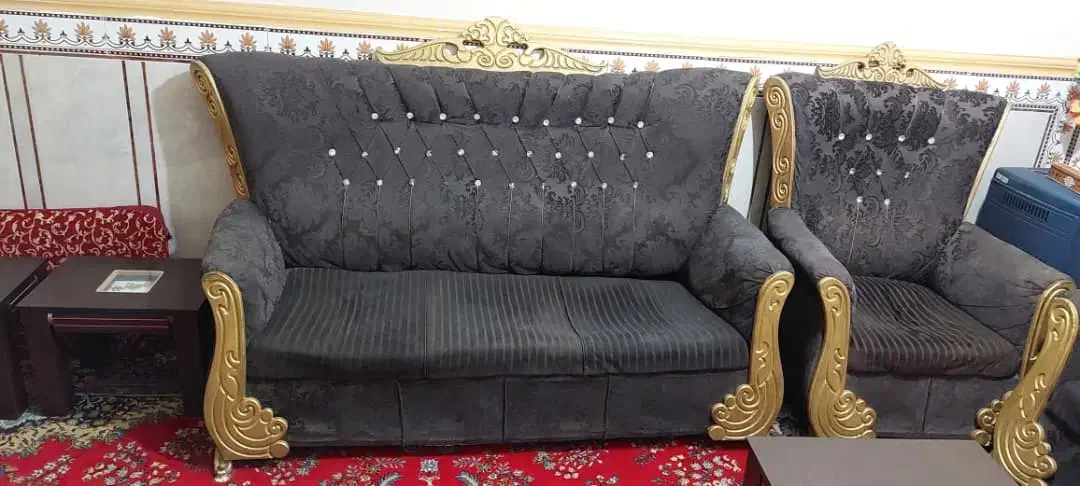 مبل ۷ نفره سلطنتی|مبلمان خانگی و میز عسلی|اهواز, کارون|دیوار