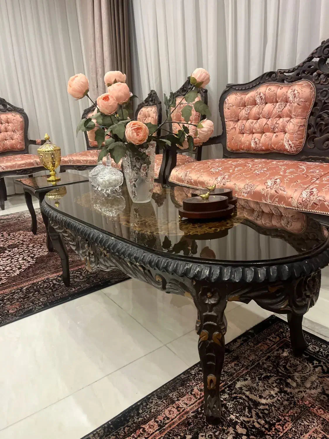 مبلمان و میزناهارخوری چوبی|مبلمان خانگی و میز عسلی|کاشان, شهرک امیرالمومنین|دیوار