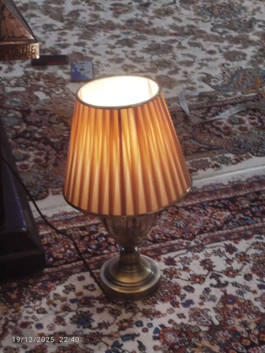 آباژور طلایی نو نو|چراغ خواب و آباژور|کرمانشاه, |دیوار