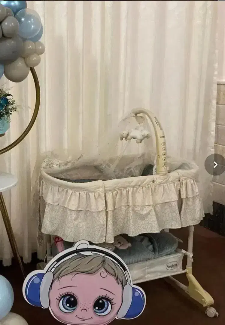 گهواره نوزاد کودک|تخت و سرویس خواب|قم, وادی السلام|دیوار