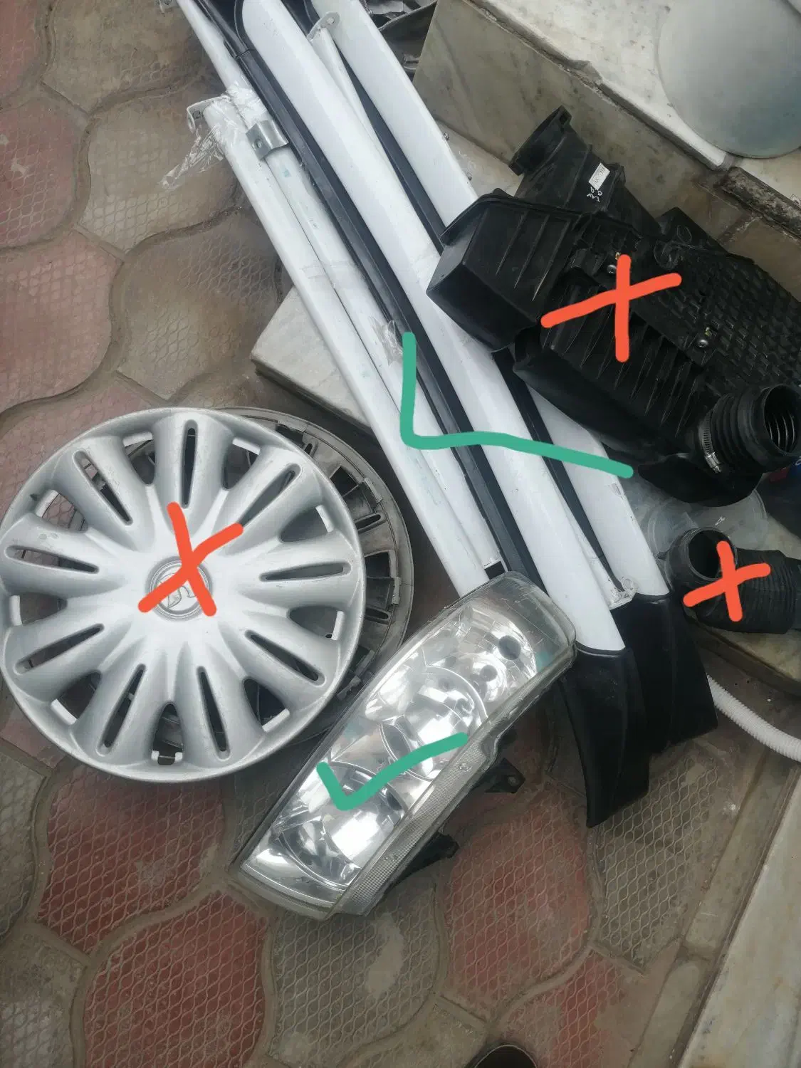 لوازم سمند ef7|قطعات یدکی و لوازم جانبی|بیرجند, |دیوار