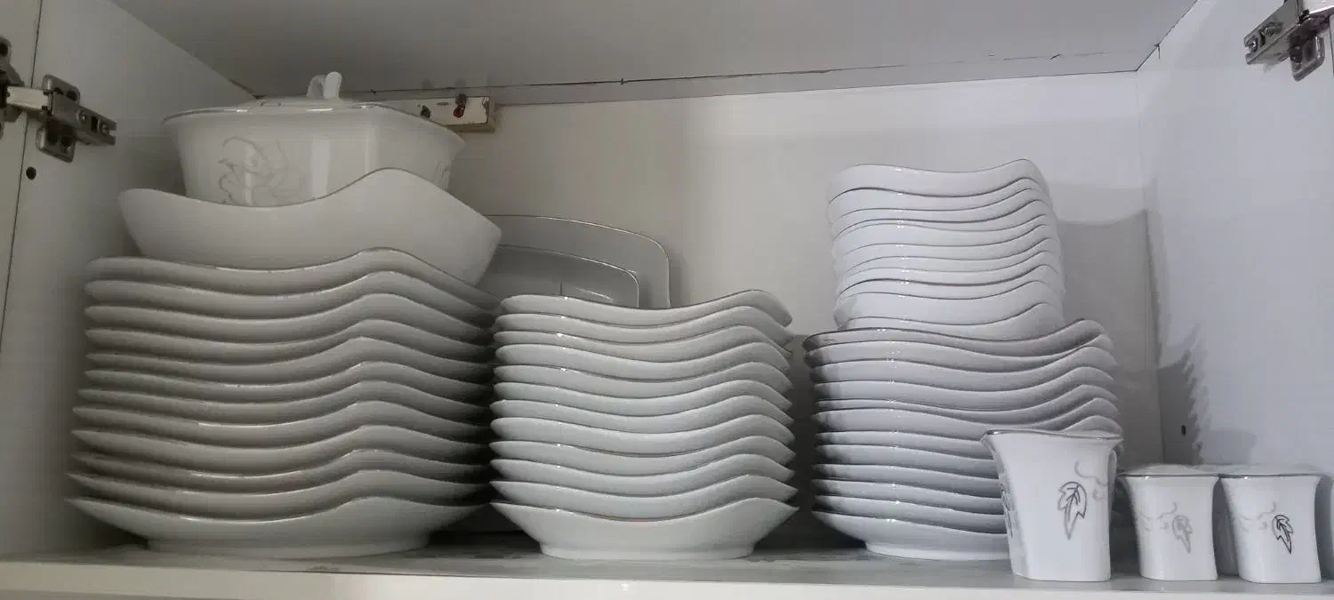 ظروف چینی دوازده نفره|ظروف سرو و پذیرایی|بهارستان, |دیوار