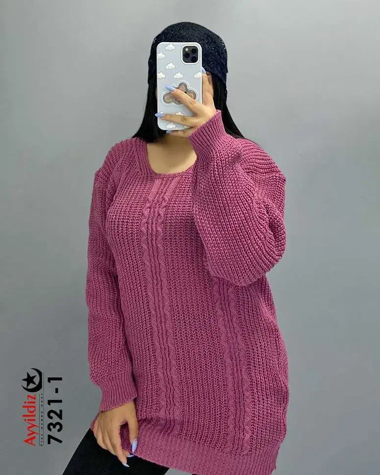 بلوز بافت درشت  سایز بزرگ آییلدیز کد 7321|لباس|سهند, |دیوار