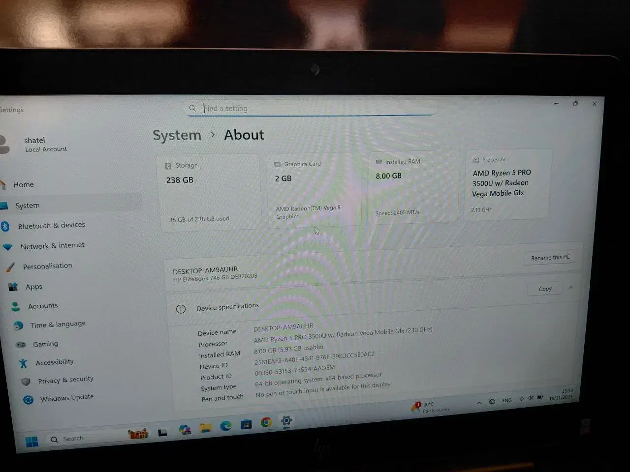 لپ تاپ hp elite book g6|رایانه همراه|تربت‌حیدریه, باغ سلطانی|دیوار