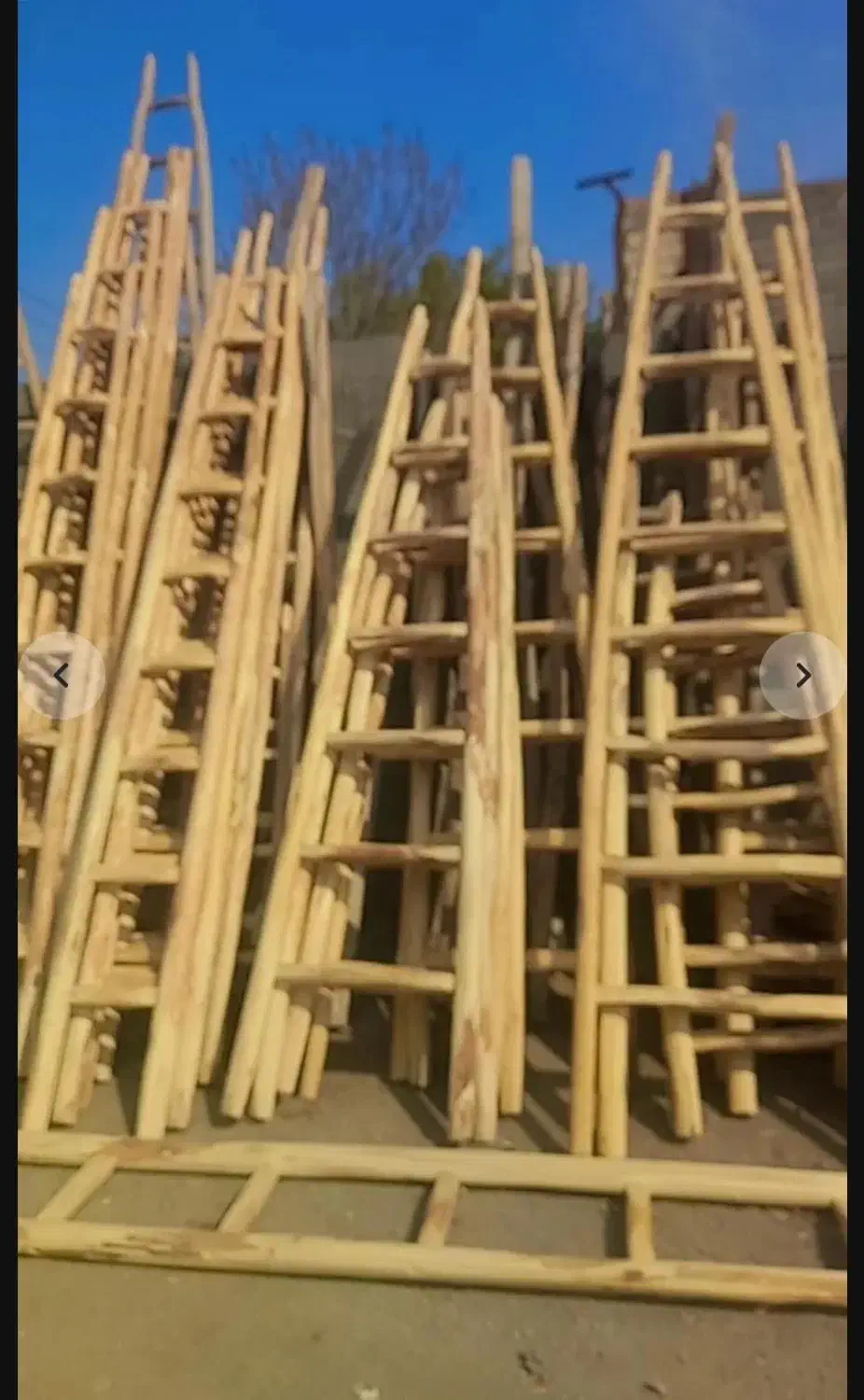 نردبان دسته بیل میخ چوبی|ابزارآلات|مشهد, توس (بلوار توس)|دیوار