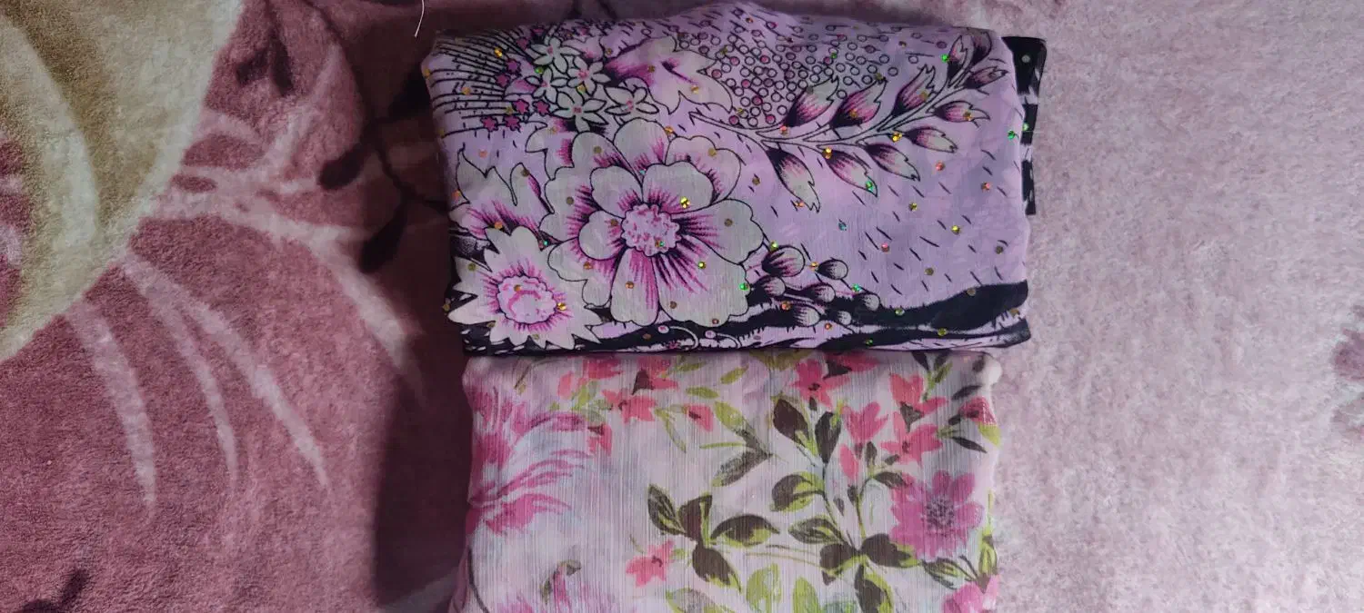 دو عدد چادر جارجت|لباس|چابهار, |دیوار