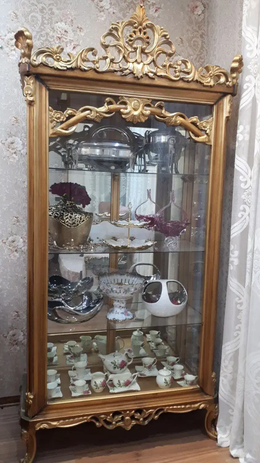 بوفه چوبی مشابه نو|بوفه، ویترین، کنسول|گنبد کاووس, |دیوار