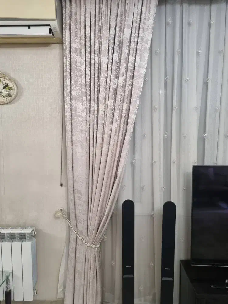 پرده حریر و مخمل|پرده، رانر، رومیزی|تهران, جوادیه|دیوار