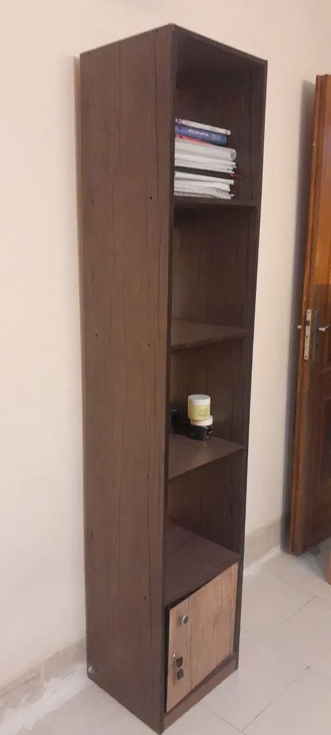 کتابخانه ام دی اف|کتابخانه، شلف، قفسه‌های دیواری|شیراز, غدیر شمالی|دیوار