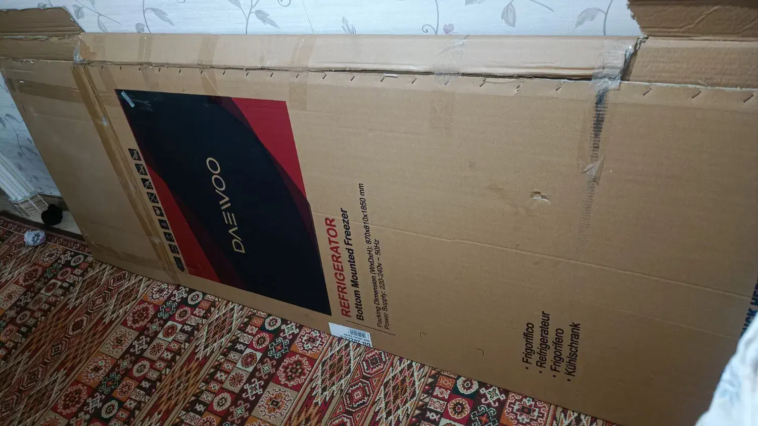 فروش جعبه یخچال دوو و جعبه ماشین لباسشویی دوو|یخچال و فریزر|تهران, شهرک دانشگاه|دیوار