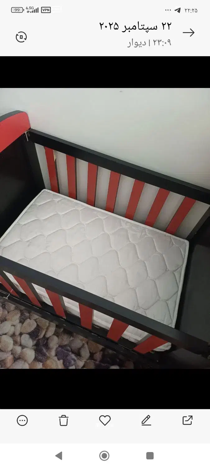 تخت کودک|تخت و صندلی بچه|گلستان (تهران), |دیوار