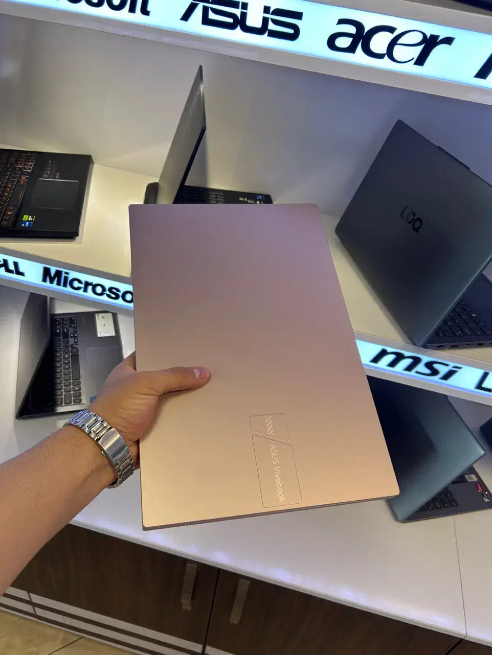 فروش لپتاپ خاص ASUS Vivobook رنگ رزگلد|رایانه همراه|ارومیه, |دیوار