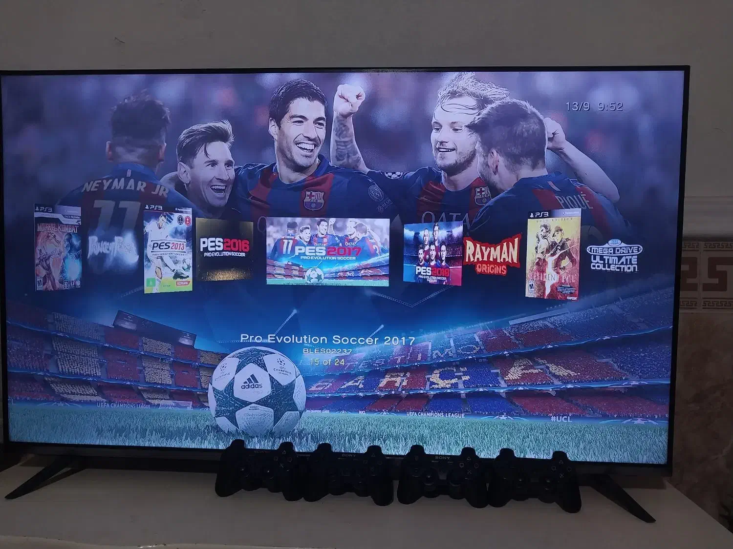 پی اس تری ps3 اسلیم به همراه ۴عدد دسته و ۲۵بازی|کنسول، بازی ویدئویی و آنلاین|علیآباد کتول, |دیوار