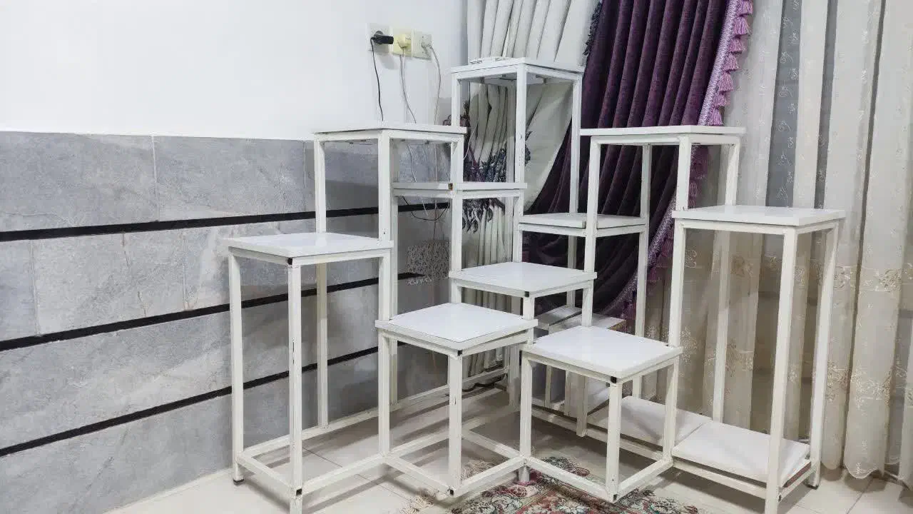 شلف و پایه گلدان|کتابخانه، شلف، قفسه‌های دیواری|گناباد, |دیوار