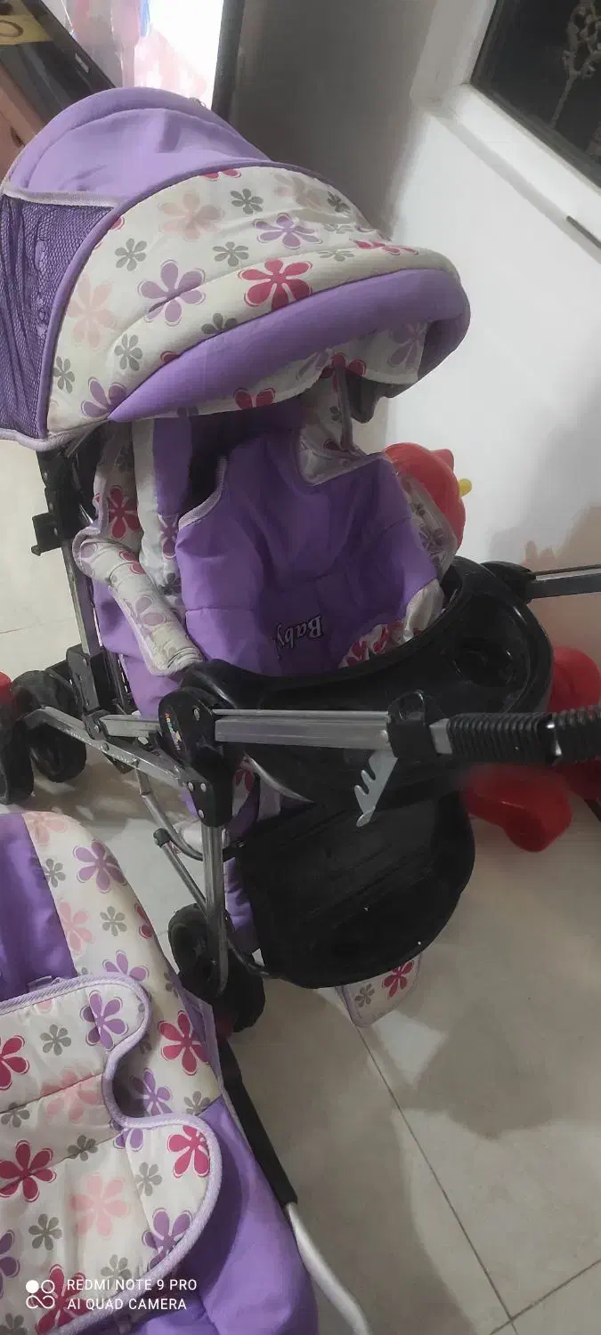 کالسکه با کرییر سالم تمیز|کالسکه و لوازم جانبی|مشهد, فرهنگیان (شهرک غرب)|دیوار