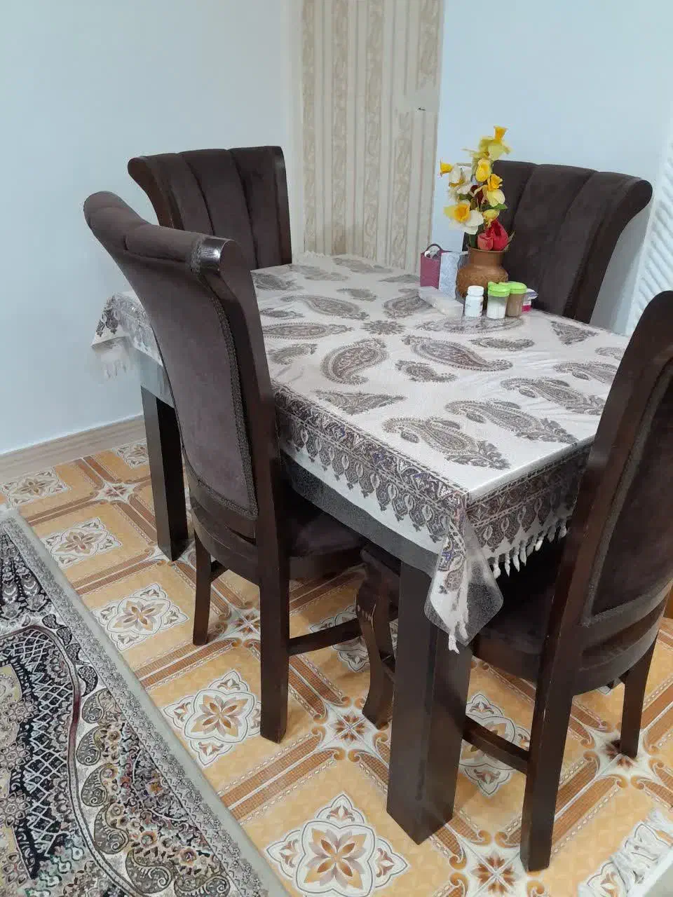 میز غذاخوری|میز و صندلی غذاخوری|زیباکنار, |دیوار