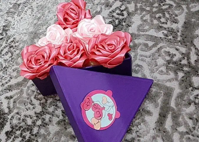 گل با ربان|گل مصنوعی|سورک, |دیوار