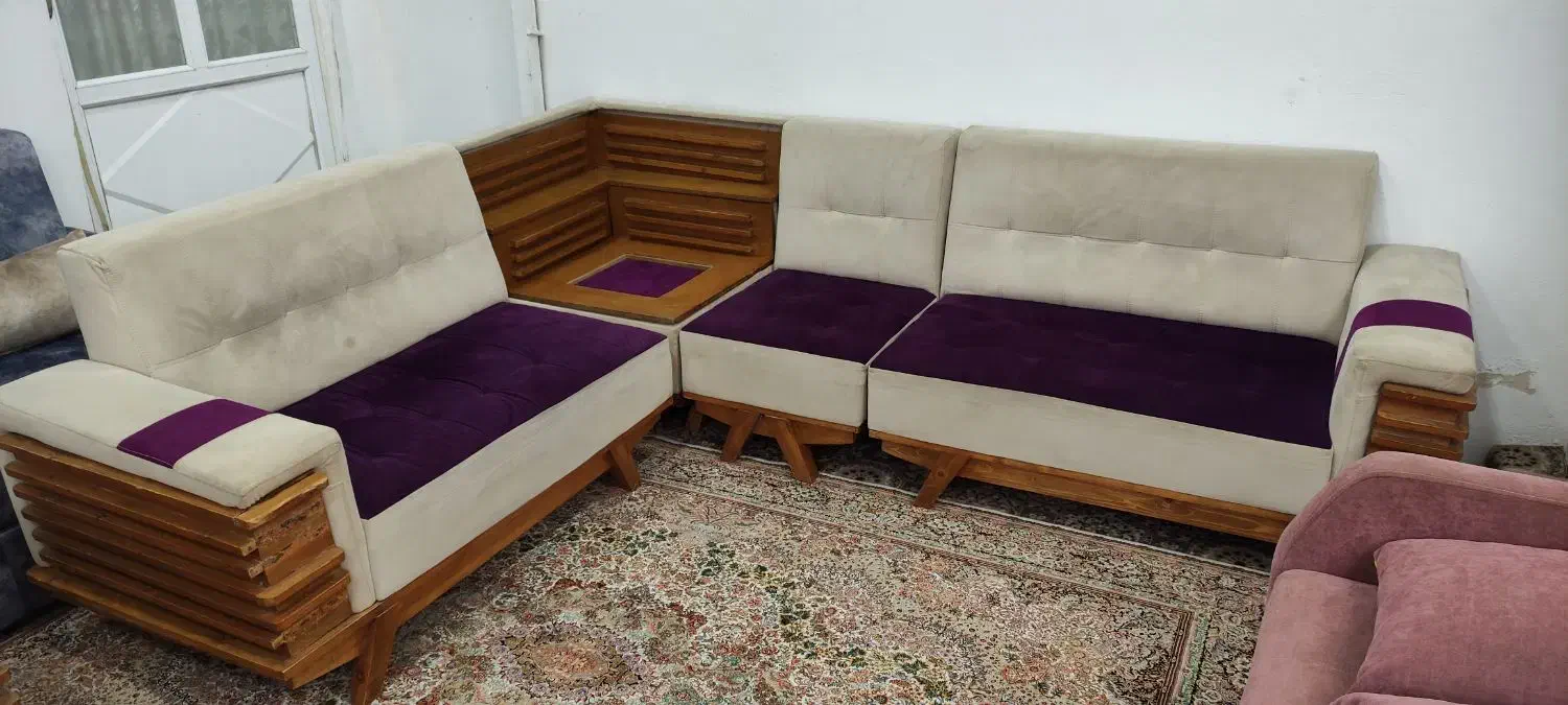 مبل 7نفره مدل ال سالم تمیز 5200|مبلمان خانگی و میز عسلی|لنگرود, |دیوار