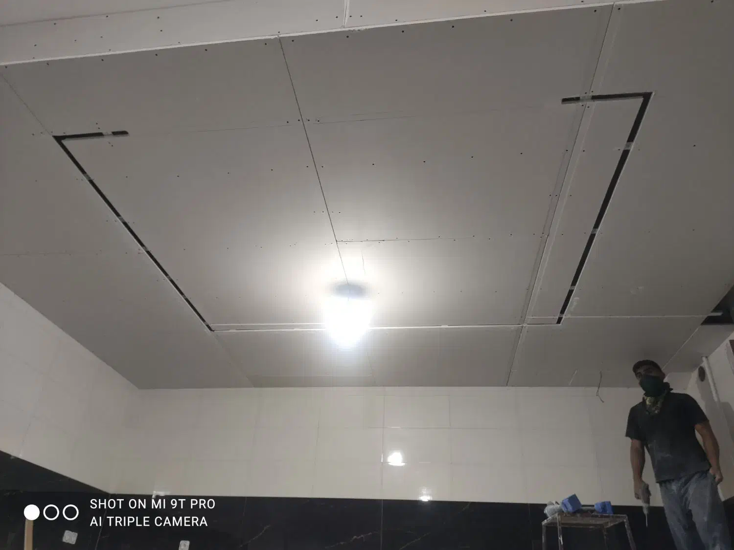 اجرای کناف تایل 60در 60 پی ویسی با بهترین متریال|خدمات پیشه و مهارت|قروه, |دیوار