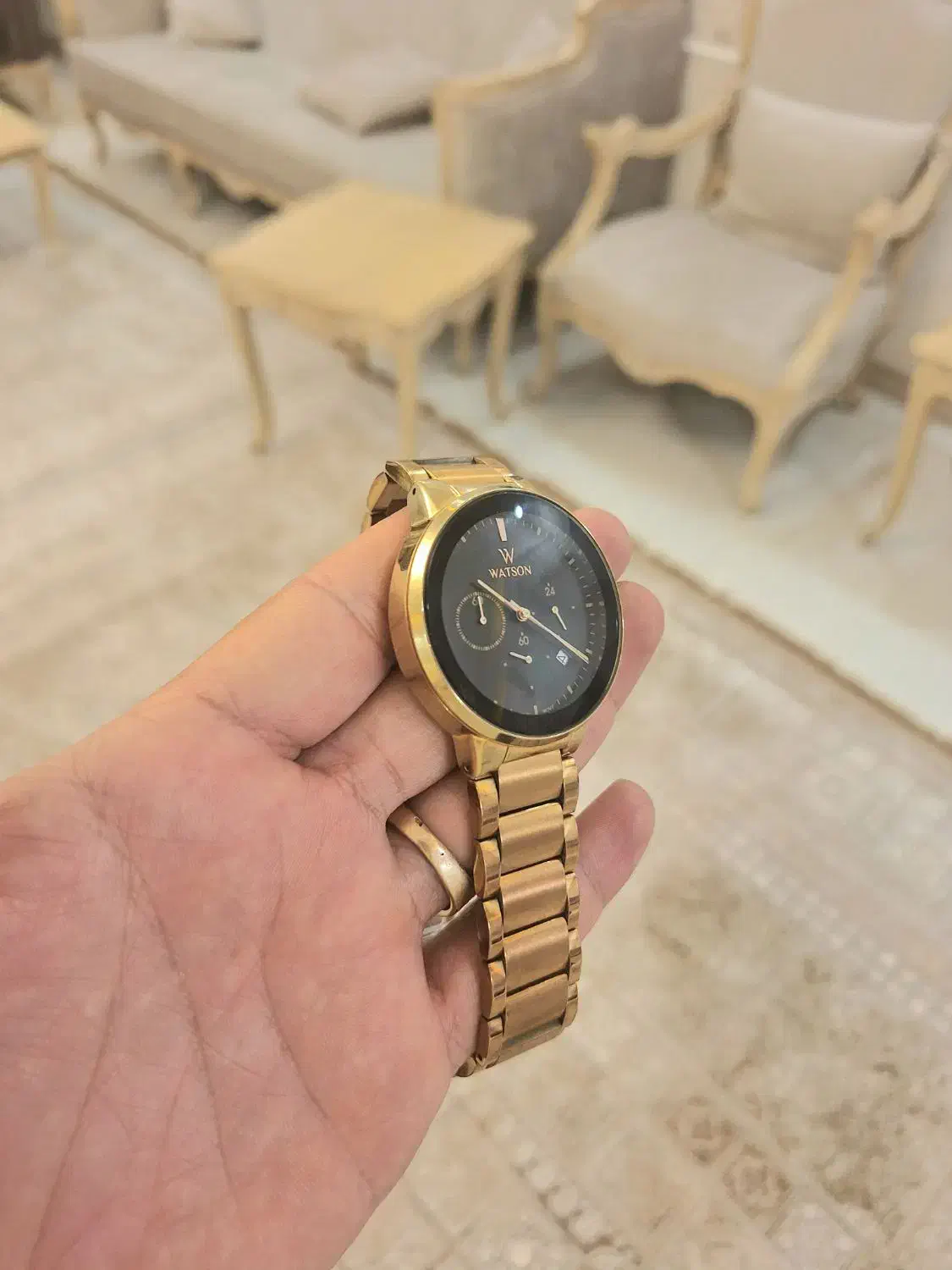 ساعت رنگ مسی برند واتسون ژاپن/اورجینال|ساعت|یاسوج, |دیوار