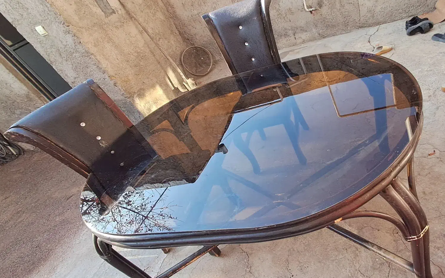 فروش میزصندلی شیشه ای|میز و صندلی غذاخوری|مشگین شهر, |دیوار