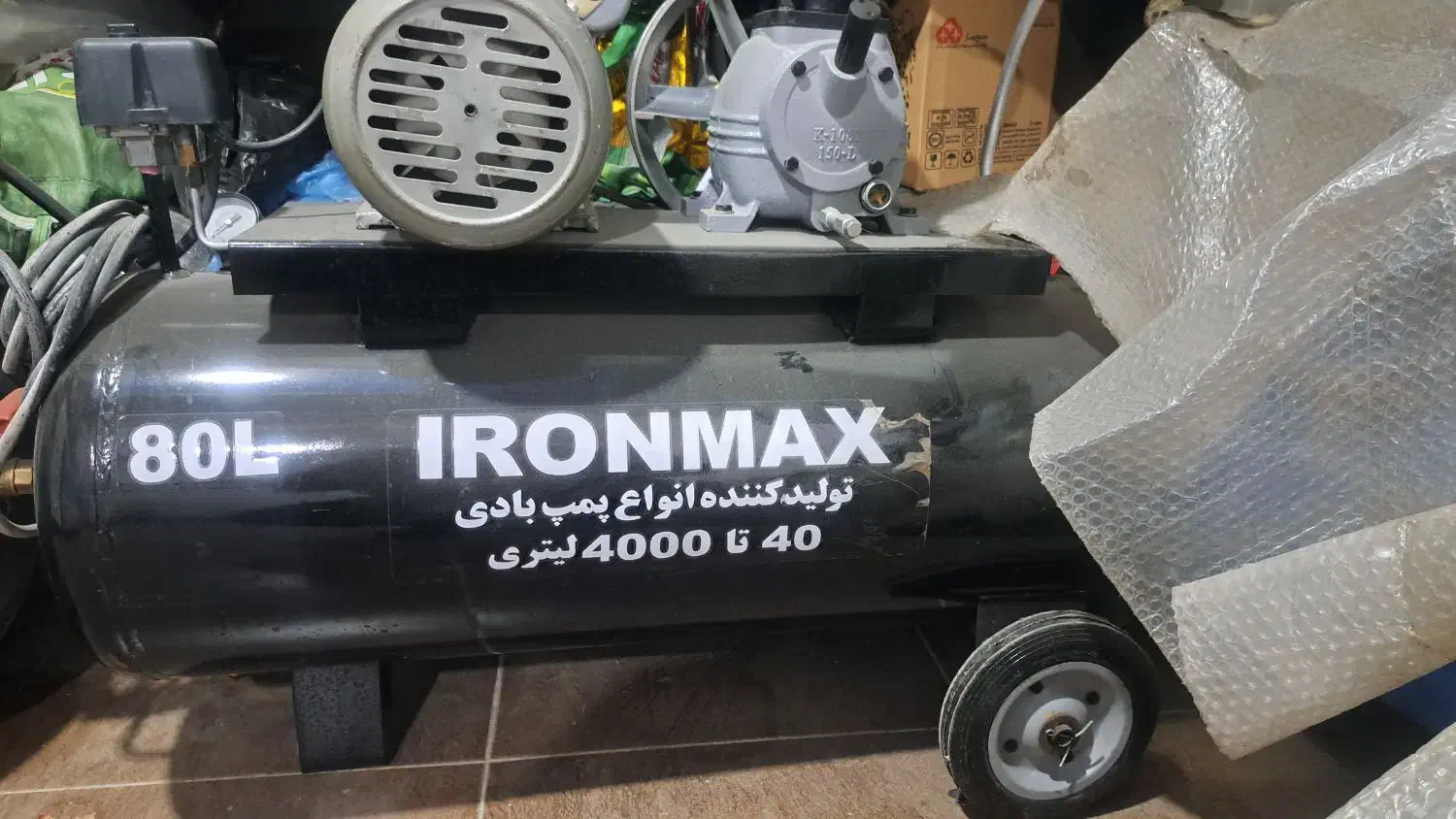 پمپ باد ۸۰ لیتری|ابزارآلات|اشنویه, |دیوار