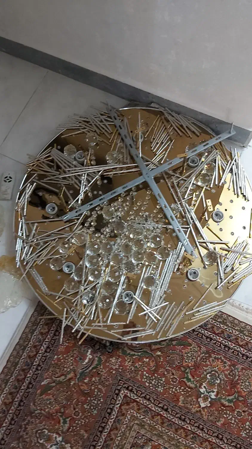 لوستر|لوستر و چراغ آویز|تبریز, |دیوار