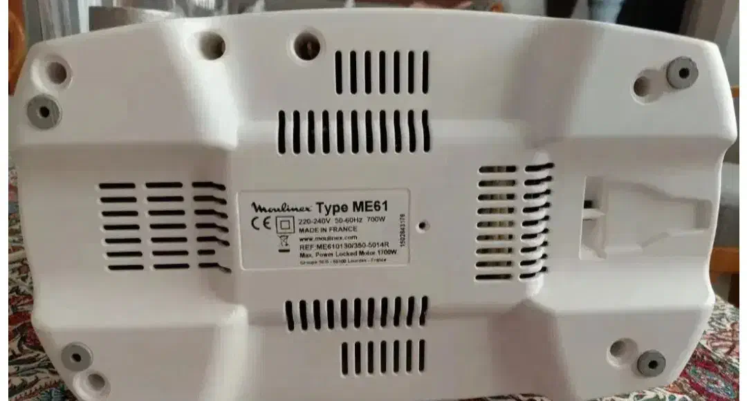 یک عدد چرخ گوشت فرانسوی مولینکس  hv81700w|سایر لوازم برقی|قزوین, |دیوار