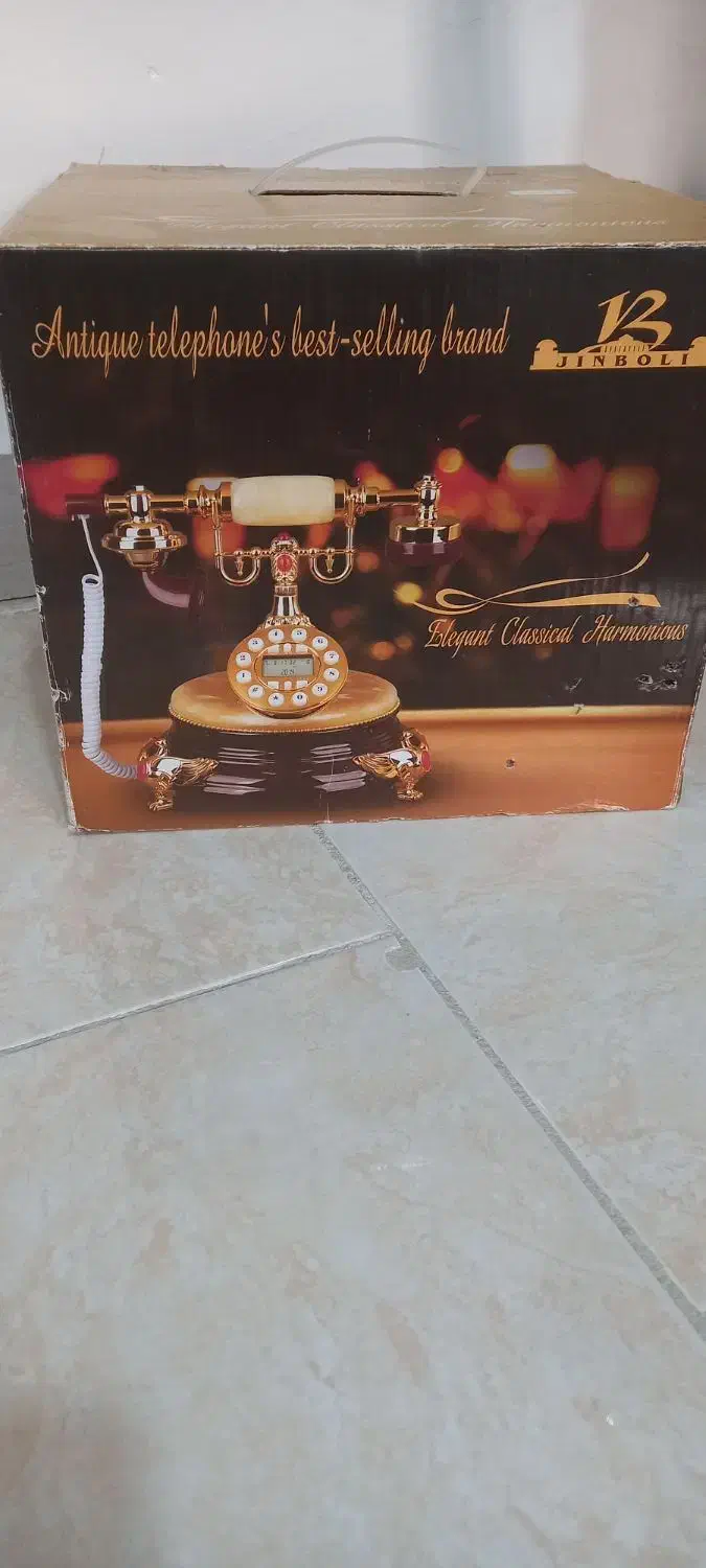 گوشی تلفن سلطنتی و میز تلفن|تلفن رومیزی|الوند, |دیوار