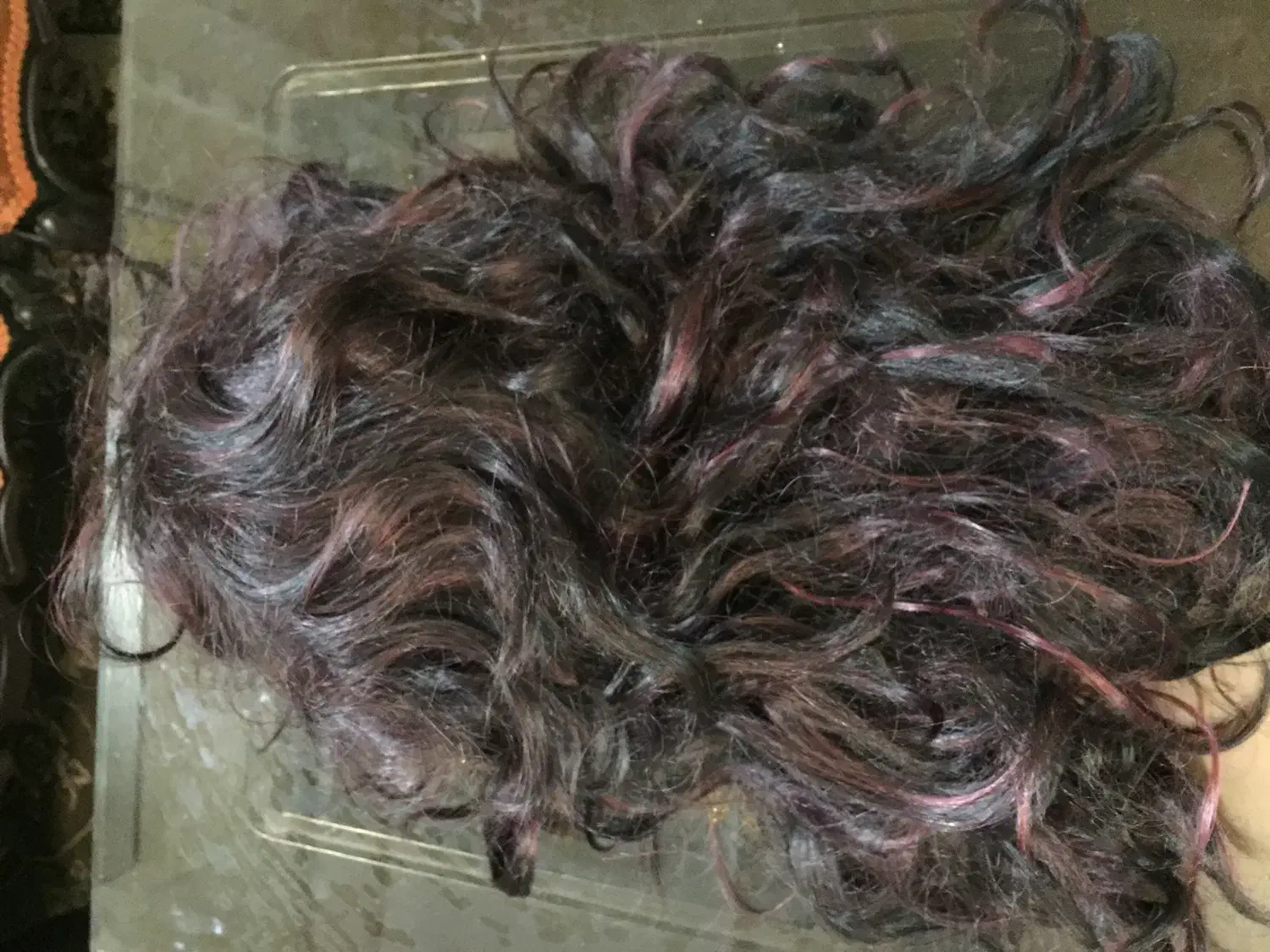 کلاه گیس ژاپنی شرابی|آرایشی، بهداشتی، درمانی|تهران, بریانک|دیوار